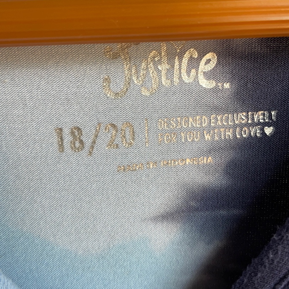 Justice tie dye top size 18/20 - Picture 4 of 4